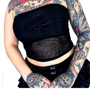 Spinnerette tube top by forest ink size medium